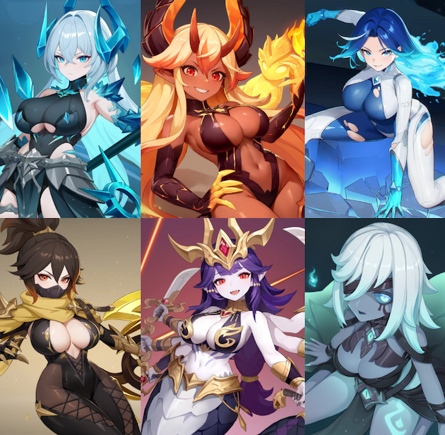 ドラベル・エッチなセクシーキャラクター